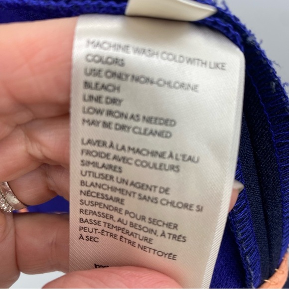 Anthropologie by Anthropologie Navy Blue Wellesley Pleated Pea Coat size S - Picture 4 of 11